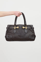 Bottega VenetaLeather Intrecciato Tote Bag