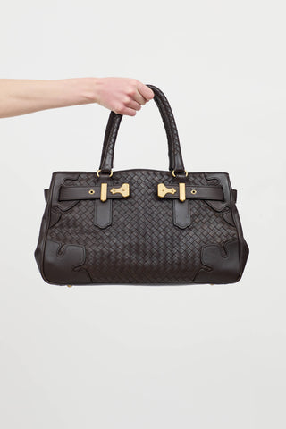 Bottega VenetaLeather Intrecciato Tote Bag