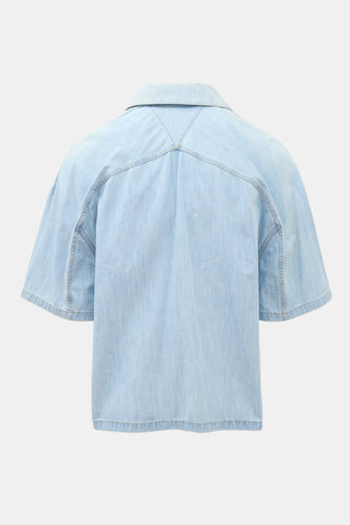Bottega Veneta Chambray Oversized Shirt
