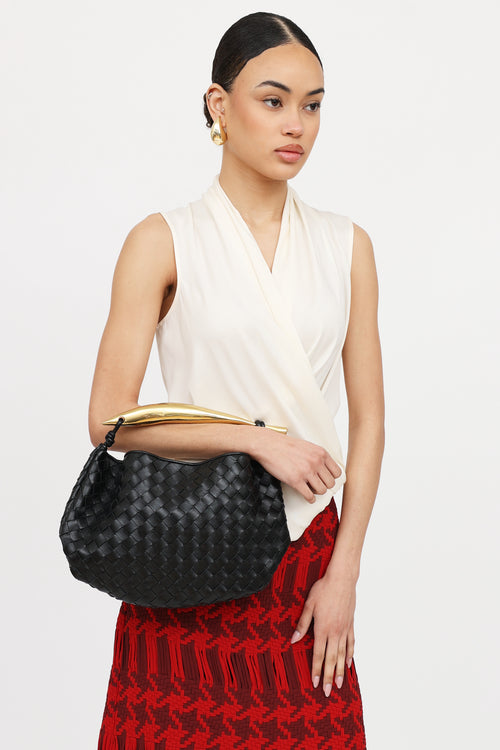 Bottega Veneta Intrecciato Sardine Classic Bag