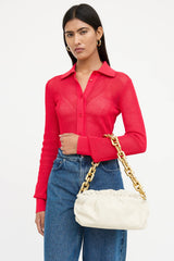 Bottega Veneta Leather The Chain Pouch Bag