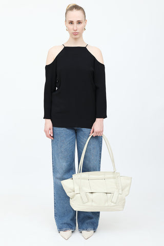 Bottega Veneta Leather Arco Slouch Bag