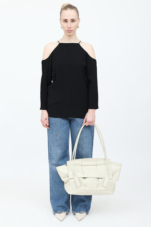 Bottega Veneta Leather Arco Slouch Bag