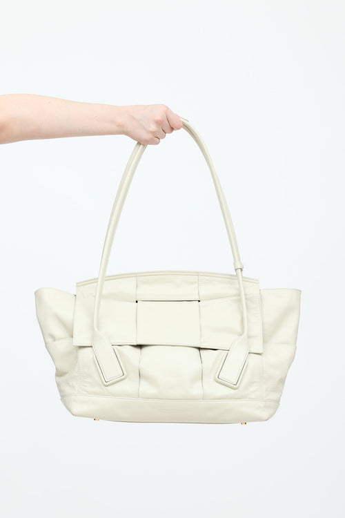Bottega Veneta Leather Arco Slouch Bag