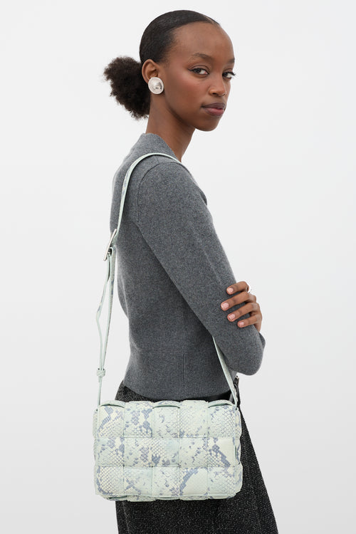 Bottega Veneta Embossed Leather Casette Bag