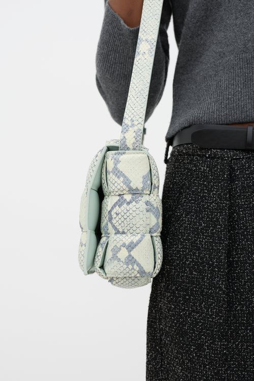 Bottega Veneta Embossed Leather Casette Bag