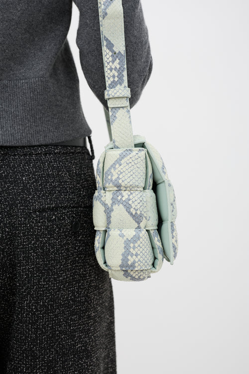 Bottega Veneta Embossed Leather Casette Bag