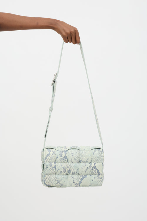 Bottega Veneta Embossed Leather Casette Bag