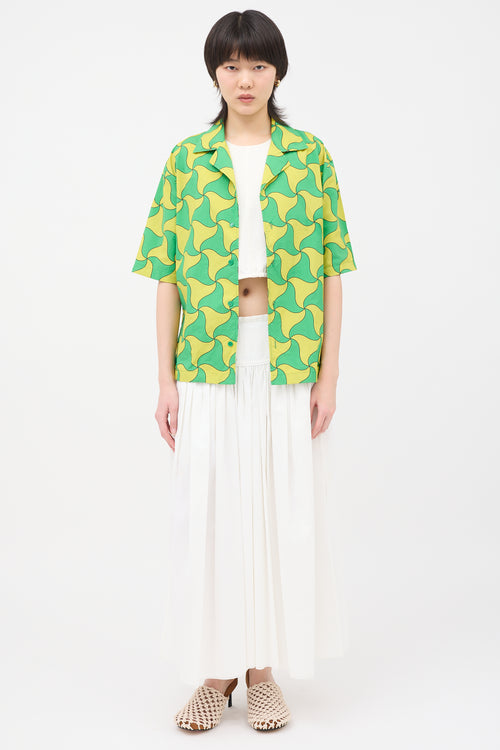 Bottega Veneta Printed Bowling Shirt