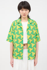 Bottega Veneta Printed Bowling Shirt