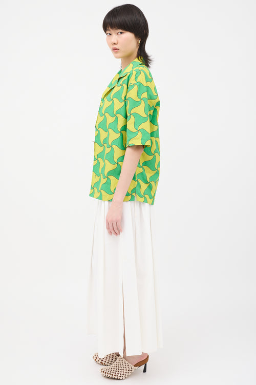 Bottega Veneta Printed Bowling Shirt