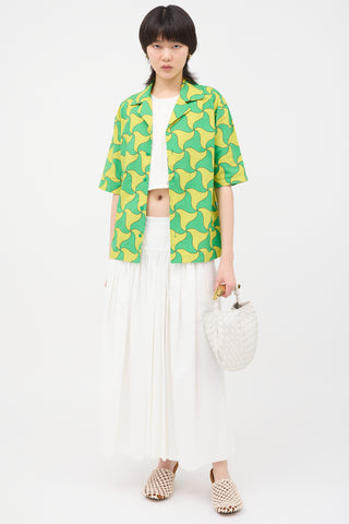 Bottega Veneta Printed Bowling Shirt