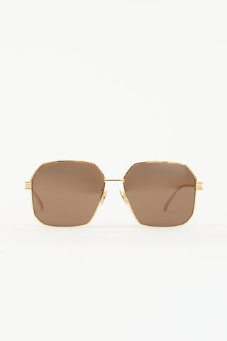 Bottega Veneta BV1047S Square Sunglasses
