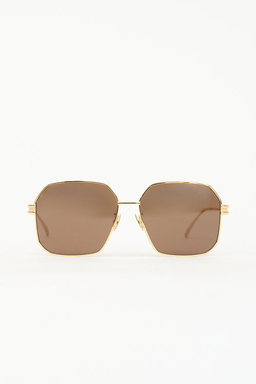 Bottega Veneta BV1047S Square Sunglasses