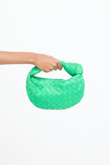 Bottega Veneta Green Mini Jodie Handbag