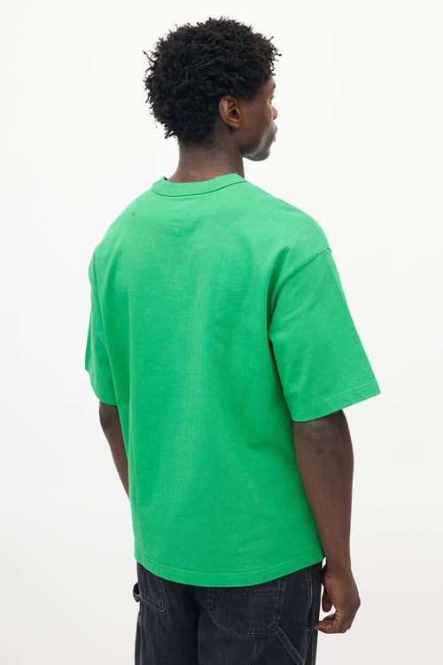 Bottega Veneta Green Pocket Hardware T-Shirt
