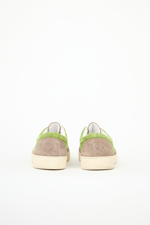 Bottega Veneta Intrecciato Suede Sneaker