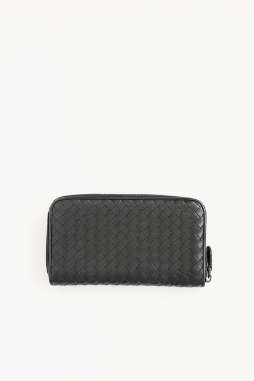 Bottega Veneta Intrecciato Zip Wallet