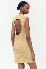 Bottega Veneta Salon 01 Aran Knit Mini Dress