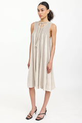 Bottega Veneta Knit & Silk Dress