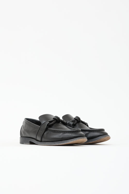 Bottega Veneta Leather Astaire Knotted Loafer