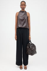 Bottega Veneta Leather Cassette Sailor Intrecciato Backpack