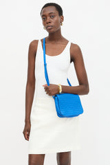 Bottega Veneta Leather Intrecciato Flap Crossbody Bag