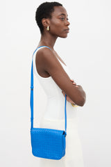 Bottega Veneta Leather Intrecciato Flap Crossbody Bag