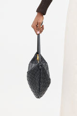 Bottega Veneta Leather Intrecciato Medium Turn Pouch Bag