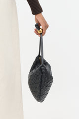 Bottega Veneta Leather Intrecciato Medium Turn Pouch Bag