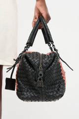 Bottega Veneta Leather Intrecciato Montaigne Bag