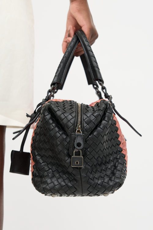 Bottega Veneta Leather Intrecciato Montaigne Bag