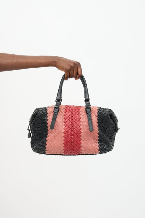 Bottega Veneta Leather Intrecciato Montaigne Bag