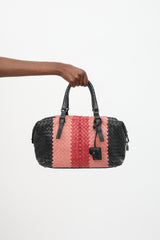 Bottega Veneta Leather Intrecciato Montaigne Bag
