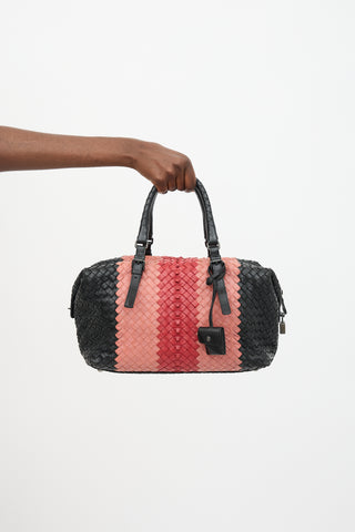 Bottega Veneta Leather Intrecciato Montaigne Bag
