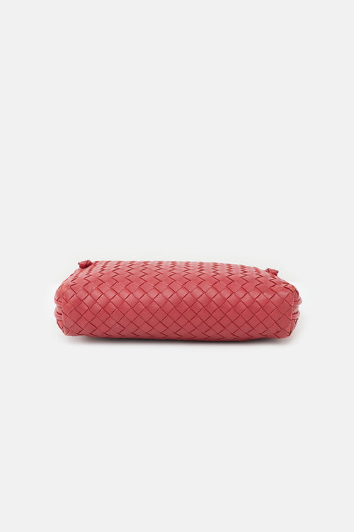 Bottega Veneta Leather Intrecciato Nodini Crossbody Bag