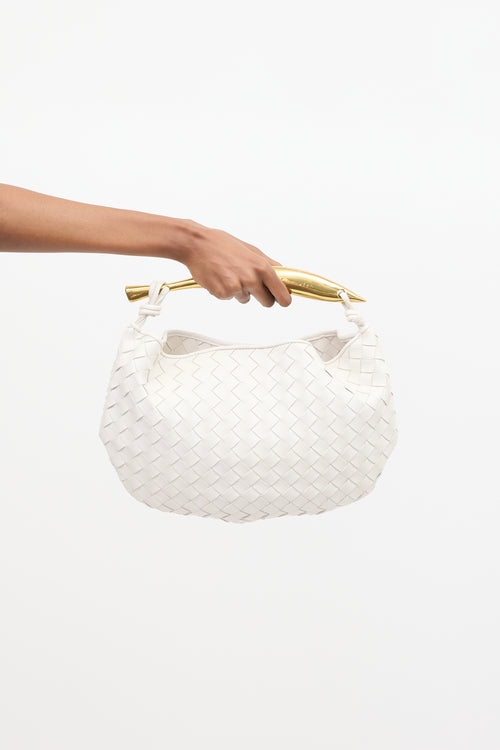 Bottega Veneta Leather Intrecciato Sardine Bag