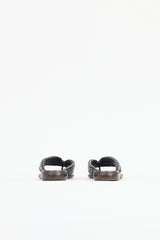 Bottega Veneta Leather Intrecciato Slide