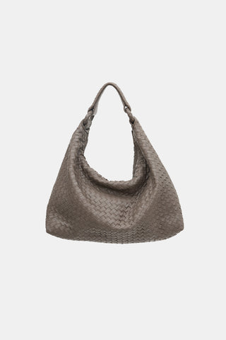 Bottega Veneta Leather Intrecciato Sloane Bag