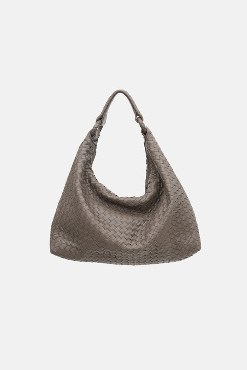 Bottega Veneta Leather Intrecciato Sloane Bag