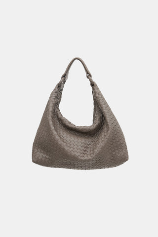 Bottega Veneta Leather Intrecciato Sloane Bag