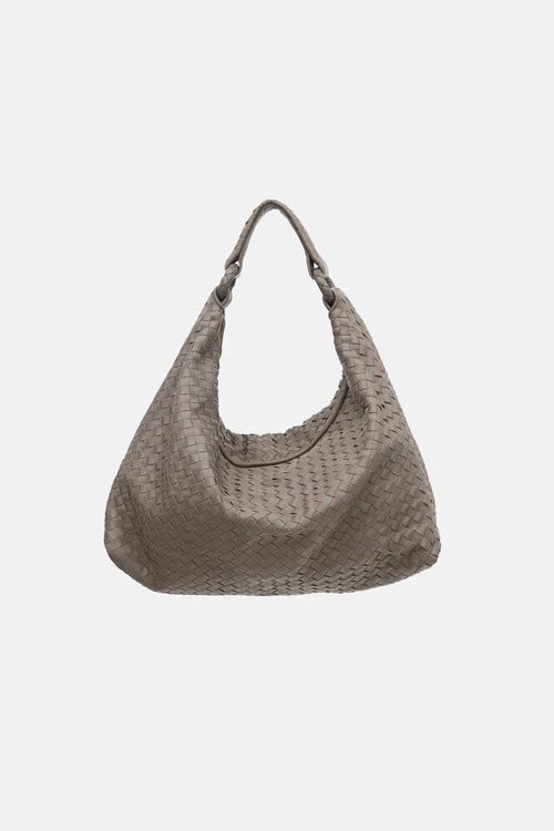 Bottega Veneta Leather Intrecciato Sloane Bag
