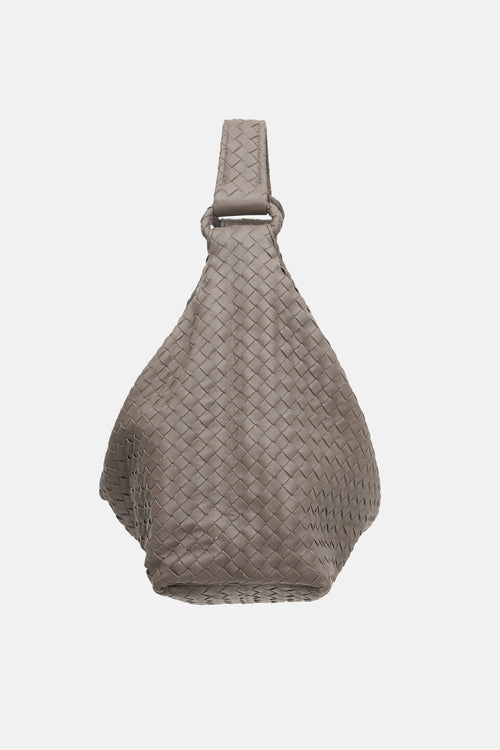 Bottega Veneta Leather Intrecciato Sloane Bag