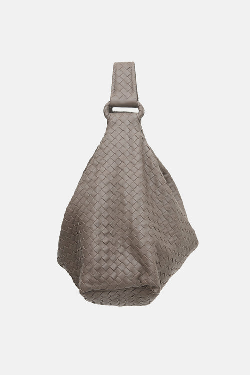 Bottega Veneta Leather Intrecciato Sloane Bag