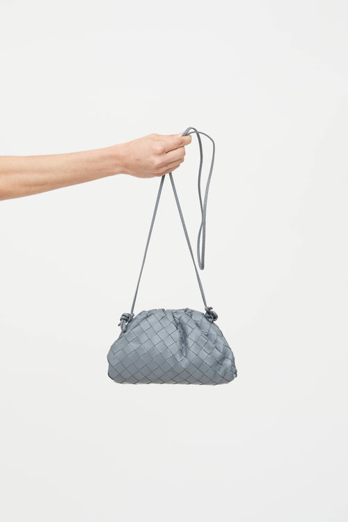 Bottega Veneta Leather Intrecciato Pouch Bag