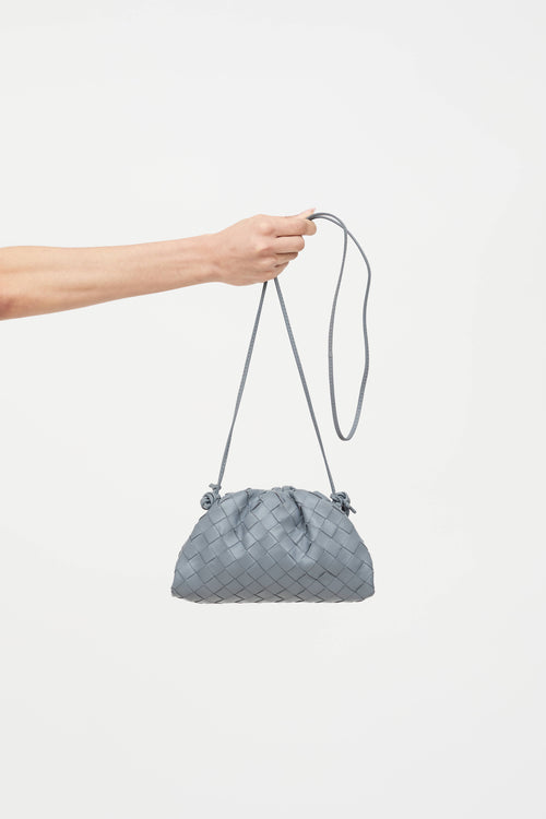 Bottega Veneta Leather Intrecciato Pouch Bag