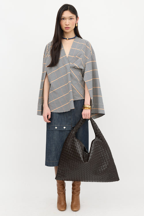 Bottega Veneta Leather Large Hop Bag