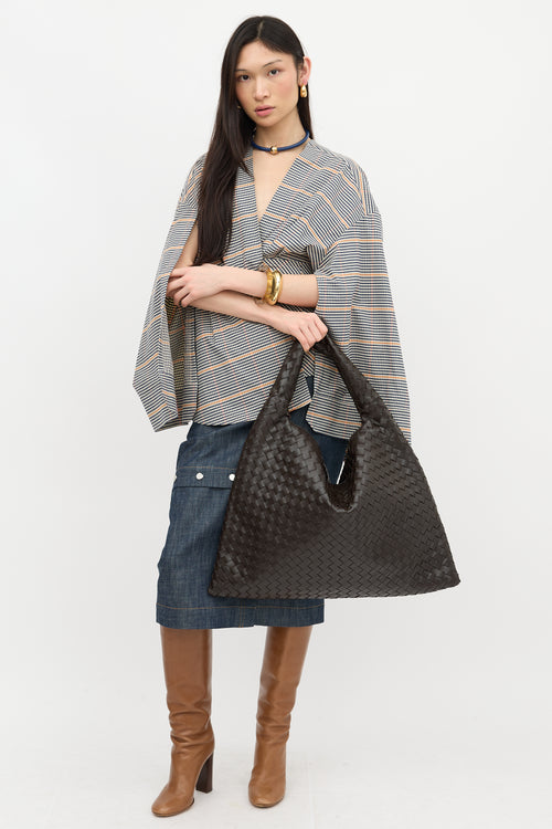 Bottega Veneta Leather Large Hop Bag