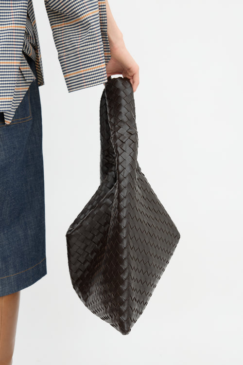 Bottega Veneta Leather Large Hop Bag