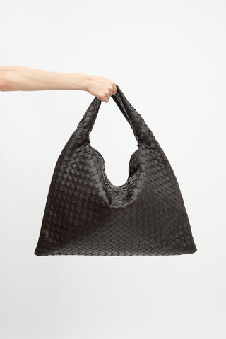 Bottega Veneta Leather Large Hop Bag